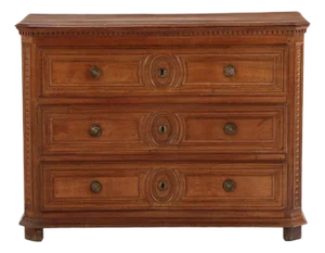 French Oak Commode, Late 18th C.