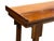 Auburn Oriental Point Edge Altar Natural Wood Grain Everted Flanges Console Table For Sale - Image 8 of 13
