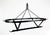 Elevate your kitchen architecture with this striking French Country hanging pot rack. Handcrafted from heavy-gauge forged...