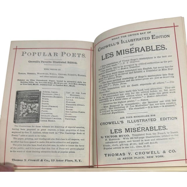 The Poetical Works of Jean Ingelow Published New York Thomas Y. Cromwell 1863 For Sale - Image 10 of 12