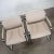 1980s Vintage Modern Dining Armchairs Off White and Chrome by Steelcase - A Pair For Sale - Image 5 of 12