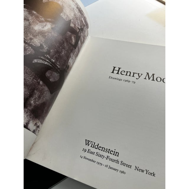 1979 Henry Moore Drawings 1969 - 1979 published by Wildenstein, New York. 80pp. Oversized soft cover with numerous black...