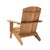 Hi Teak Bainbridge Teak Patio Adirondack Lounge Set 3pc For Sale - Image 4 of 4
