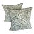 Luxurious Italian Fortuny 22” Cotton Pillows- a Pair For Sale