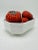 Italian Vintage Italian Ceramic Bowl of Tomatos For Sale - Image 3 of 6