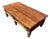 Late 20th Century Thomasville Ernest Hemingway Collection Rustic European Carved Maple Coffee Table For Sale