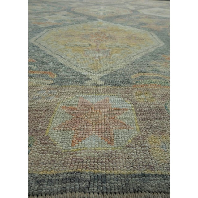 Early 21st Century Turkish Oushak Rug 9'5" x 12'9" #18637 For Sale - Image 5 of 8
