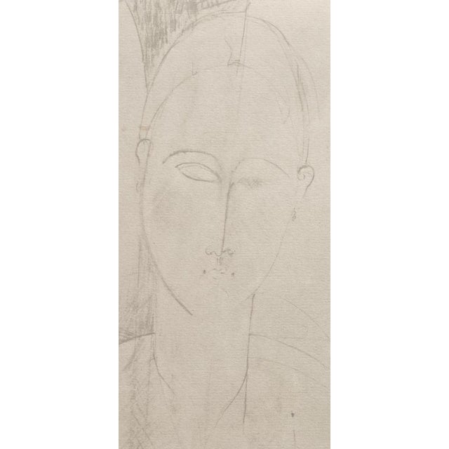 A. Modigliani, Ritratto di Donna / Portrait of a Woman, Lithograph For Sale - Image 3 of 7
