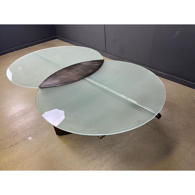 Gold Postmodern Dining Table from Belgo Chrom / Dewulf Selection, 1980s For Sale - Image 8 of 12