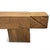 Rustic Old Rustic Teak Wood X Beam Bench For Sale - Image 3 of 9