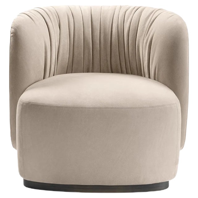 Beige Sipario Armchair by Lorenza Bozzoli For Sale