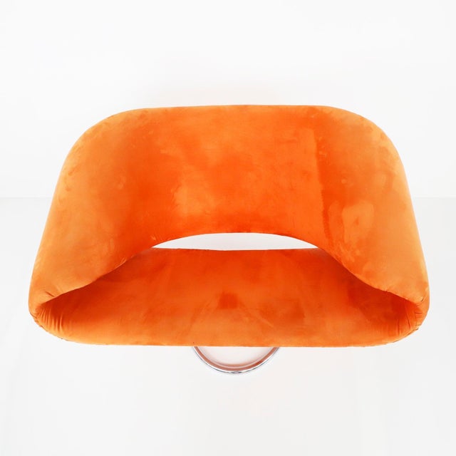 Italian 1970s Pair of Ribbon Chairs Attributed to Cesare Leonardi & Franca Stagi For Sale - Image 3 of 4