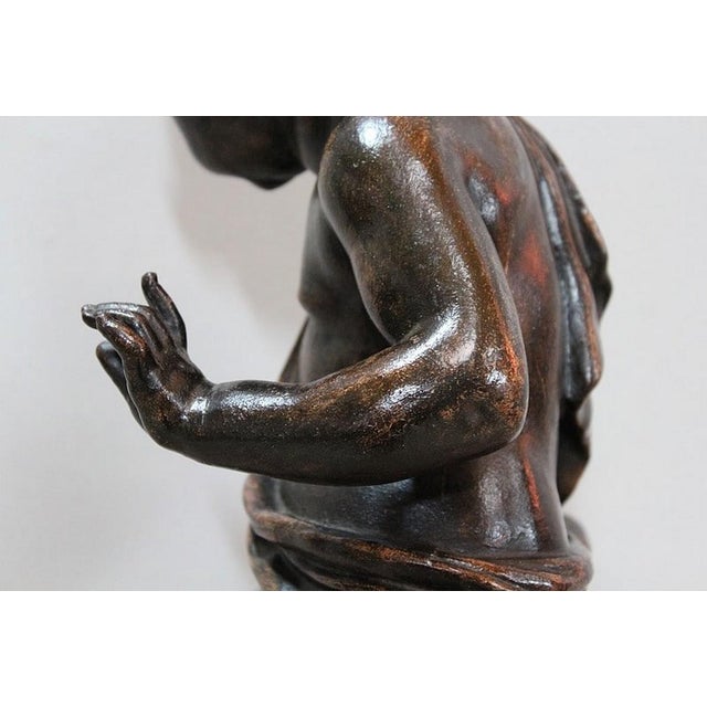 Cast Iron Bacchus Drinking from the Spring, 1900 For Sale - Image 16 of 18