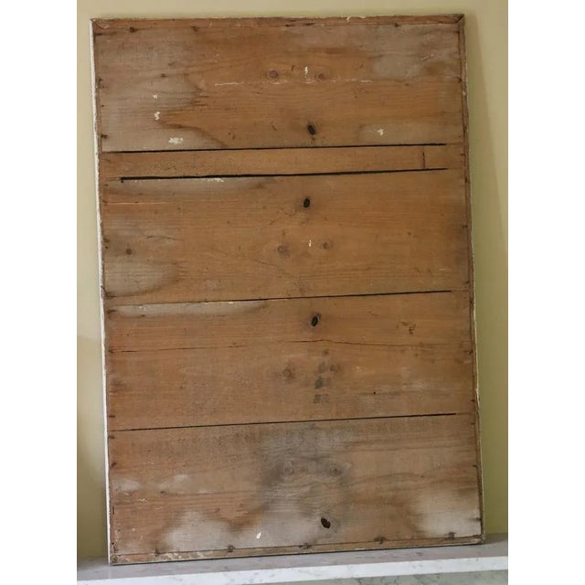Large Painted Overmantle Mirror, 1900s For Sale - Image 4 of 5