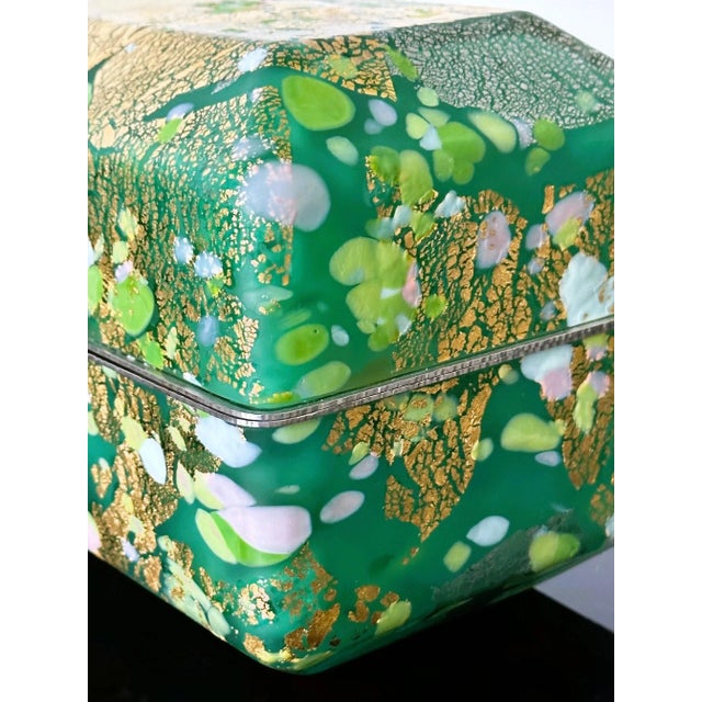 Japanese Kazaribako Glass Box Rare Hagoromo Kyohei Fujita For Sale - Image 4 of 12