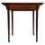 Brown Antique English Cross-Banded Mahogany Writing Table, 1800s For Sale - Image 8 of 13