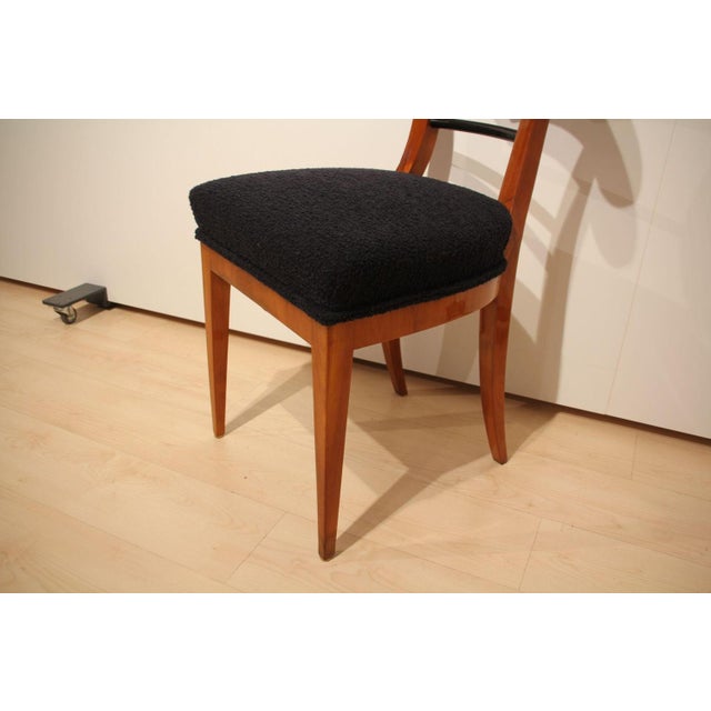 Biedermeier Cherry Veneer Shovel Chair, South Germany, 1820s For Sale - Image 12 of 15