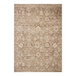 Chris Loves Julia x Loloi Palma Brown / Earth 5'-3" x 7'-6" Area Rug For Sale
