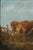 Antique European School Oil Painting, Cattle Grazing For Sale - Image 10 of 18