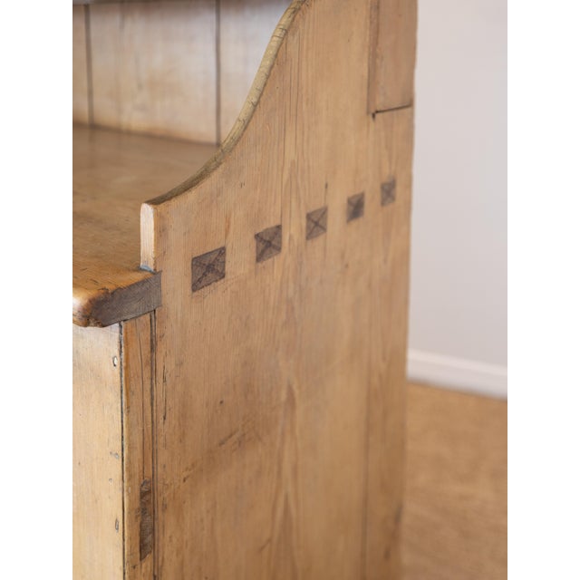 Antique English Pine Kitchen Dresser With Plate Rack - Circa 1860 For Sale In Orlando - Image 6 of 16