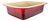 Vintage French Le Creuset Cerise Enameled Cast-Iron Rectangular Roaster For Sale
