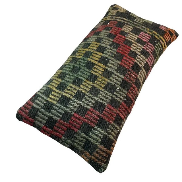 1970s Vintage Turkish Kilim Cushion Cover, 1970s For Sale - Image 5 of 11