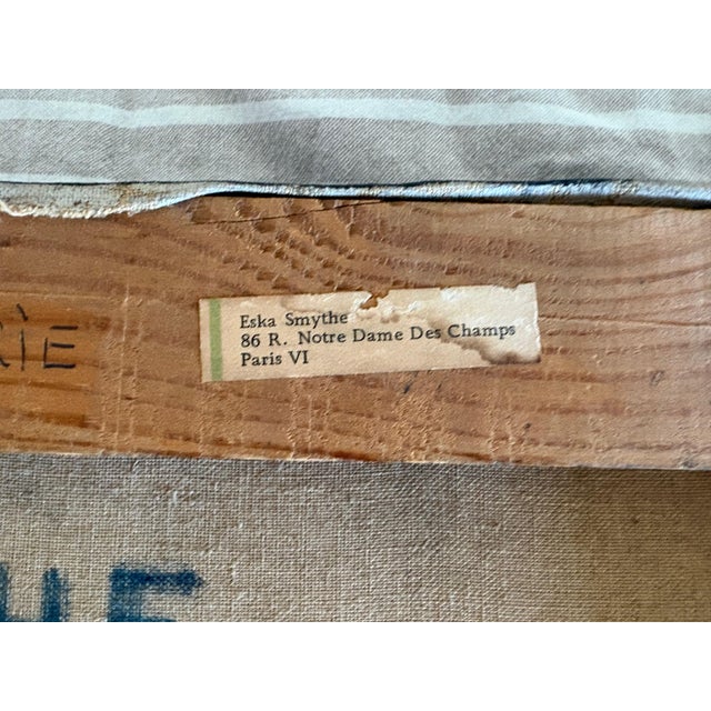 Eska Smythe was an artist who worked in Paris during the 1960s and exhibited at the Galerie Valerie Schmidt, Avant Garde....