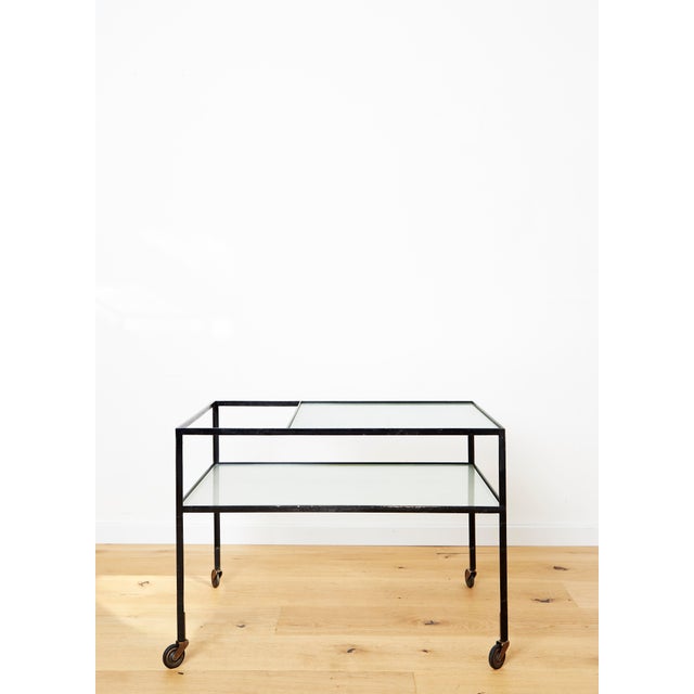 Mid-Century Modern Bar Cart by Herbert Hirche for Christian Holzäpfel, 1956 For Sale - Image 3 of 12