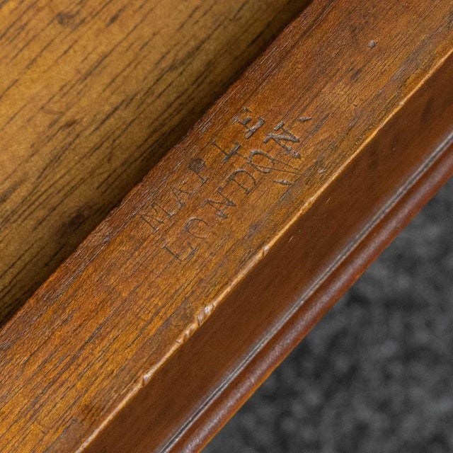 Mahogany Side Table from Maple For Sale - Image 11 of 12