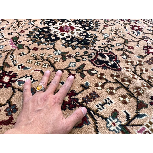 Hand-Knotted Caucasian Style Wool Area Rug - 3'11" X 5'10" For Sale - Image 11 of 12