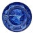 A Very Fine Antique Historical Blue Transfer Ware Decorated Pearlware Plate, "Trenton Falls" Circa 1820's For Sale
