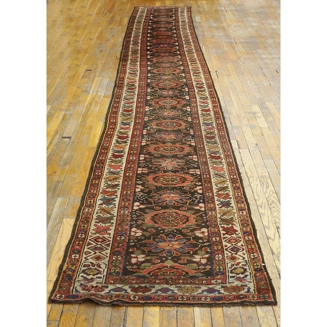 19th Century NW Persian Carpet ( 2'6" x 19'8" - 76 x 600 cm ) Handmade antique NW Persian carpet. Woven, circa 1870, (late...