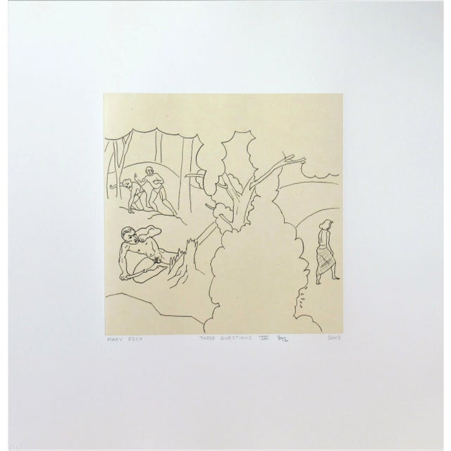 Printmaking Materials Mary Esch, Thee Questions #IV, 2003 For Sale - Image 7 of 7