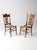 Antique Victorian Pressed Back Cane Seat Chairs Pair For Sale - Image 15 of 17