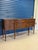 Hepplewhite Hepplewhite Colonial Revival Flame Mahogany Bowfront Sideboard/Buffet For Sale - Image 3 of 18