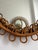 Vintage Oval Honey Rattan and Bamboo Wall Mirror, Italy, 1960s For Sale - Image 11 of 14