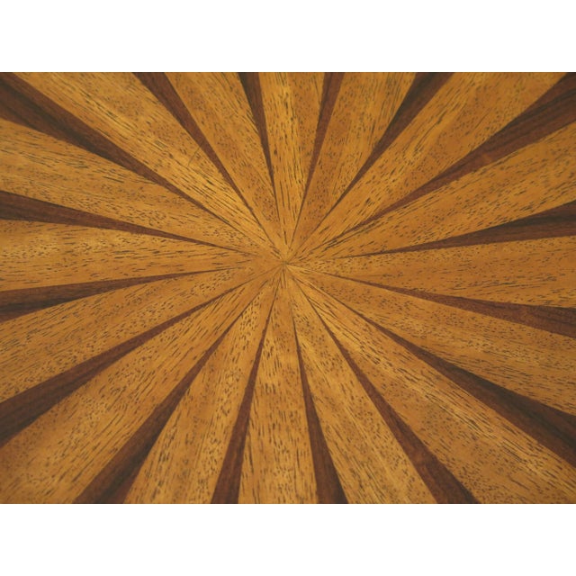 Wood Maitland Smith Model 8114-30 Round Inlay Center Table For Sale - Image 7 of 9