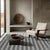 6x9 Yara Alluring Gray Stripe Geometric Modern Handmade Wool Carpet Rug For Sale - Image 4 of 8