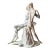 Large VTG Lladró Porcelain Figurine "Idyl" Harlequin & Ballerina Alfredo Ruiz For Sale