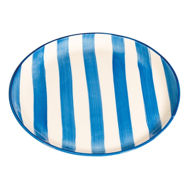 Lido Dinner Plate (Set of 4) - Light Blue For Sale
