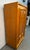 Wood Mid-Century Brutalist Two-Piece Oak and Burl Armoire by Tobago Furniture For Sale - Image 7 of 14