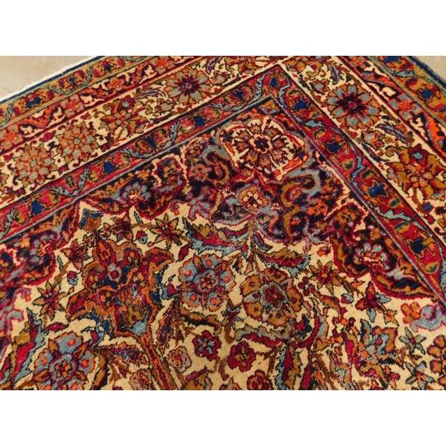 Antique Persian Kerman Lavar Rug For Sale - Image 11 of 13