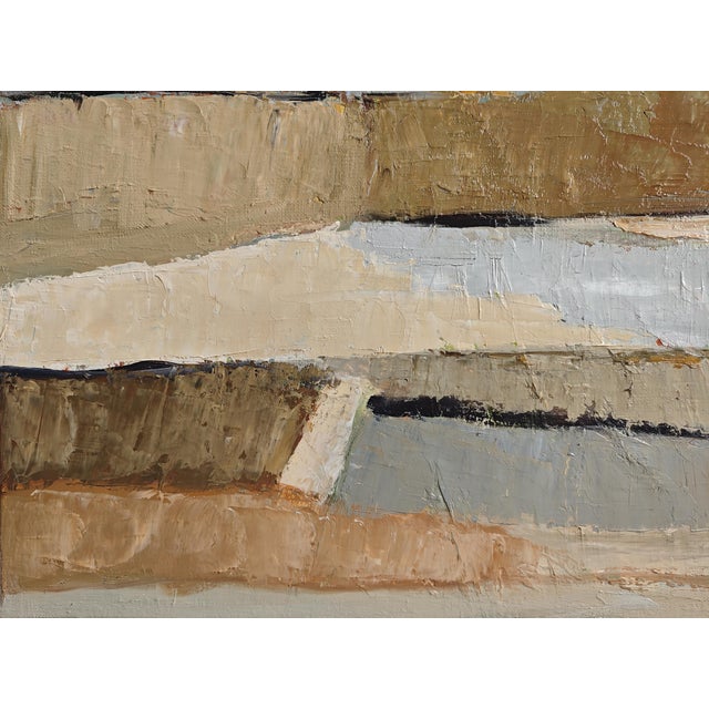 Temps Suspendu, Abstract Landscape, Contemporary, Framed by Sophie Dumont For Sale - Image 6 of 8