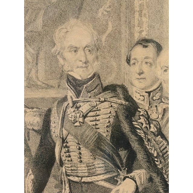 1843 “The Waterloo Heroes at Apsley House” Etching by Charles G. Lewis After j.p. Knight For Sale - Image 9 of 18