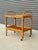 C. 1970s Mid Century Modern Italian Franco Albini Style Rolling Bamboo Bar Cart For Sale In Austin - Image 6 of 11