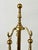 1980s 1980s Set of Federal Style Solid Brass Fireplace Piece Tools For Sale - Image 5 of 14