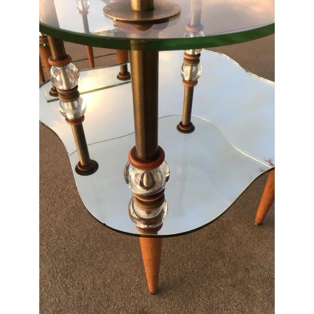 Mid 20th Century Mid-Century Modern Tiered Cloud Table in Gilbert Rhode For Sale - Image 5 of 13