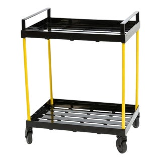 Festa Mobile Fernand Cart Table in Powder-Coated Aluminum by Altreforme For Sale
