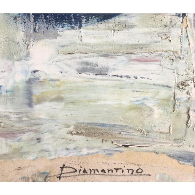 Diamentino Riera, Nude at his toilet, 1949, Oil on mounted Paper For Sale - Image 3 of 7