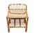 Rattan and Bamboo Bedside Table with a Brass Shelf, Italy, 1960s For Sale - Image 4 of 7
